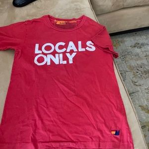 Barely worn size 10 aviator nation tee